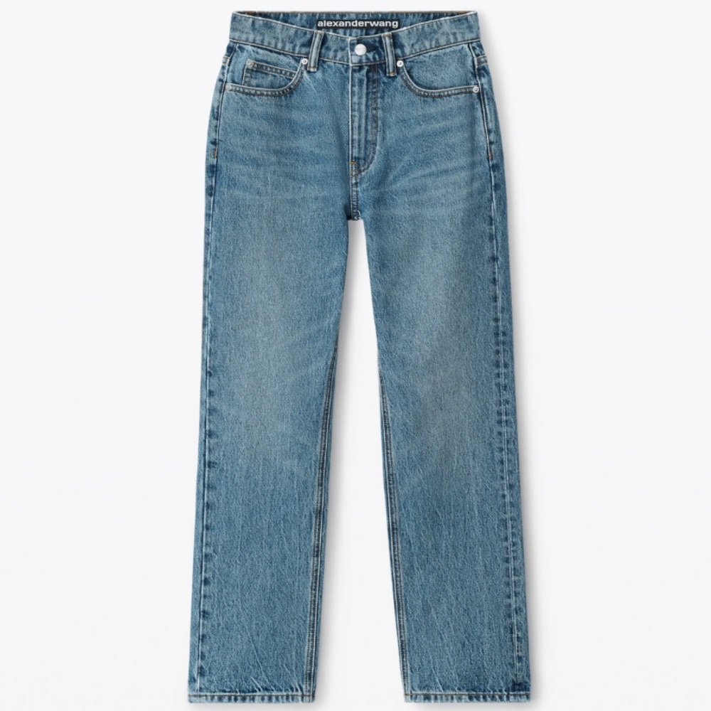 Alexander Wang OG High-rise Stovepipe Jean in denim Size 27
